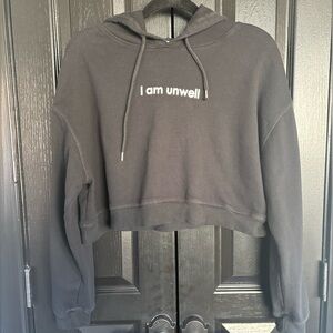 Call Her Daddy I Am Unwell Cropped Hoodie